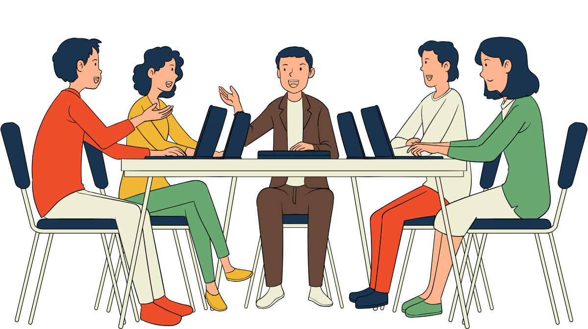 Bestuur en projectcoördinatoren van PBH